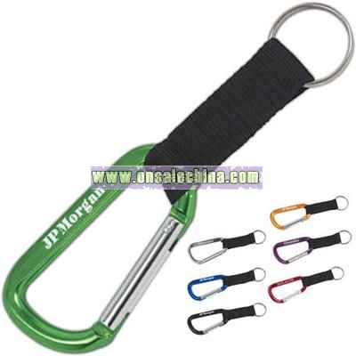 Carabiner 8mm with strap