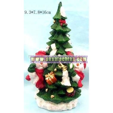 Resin Christmas Tree Figurine