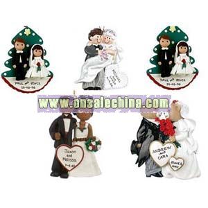 Resin Personalized Wedding Ornaments Gifts