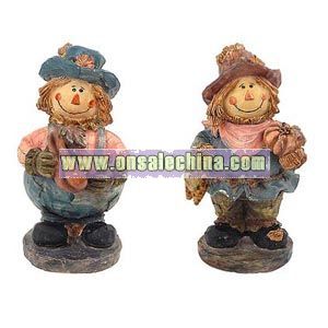 Polyresin Harvest Scarecrow Figure Gifts