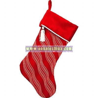 Personalized Candy Stripe Stocking