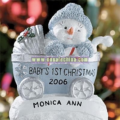 Snowbuddies Baby's First Christmas Ornament