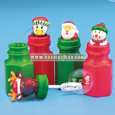 24 Holiday Character Bubble Bottles