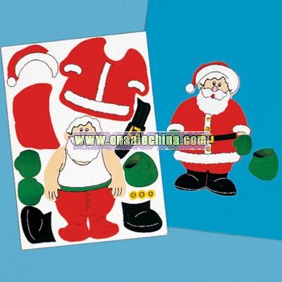 Make-A-Santa Stickers