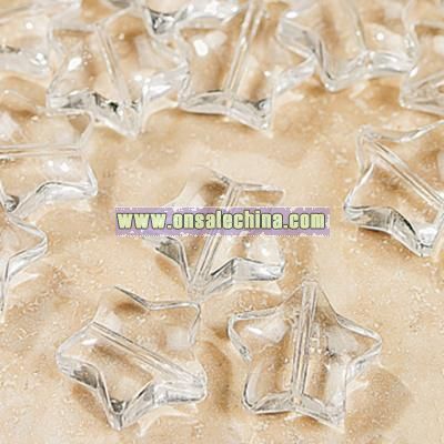 Clear Star Glass Beads