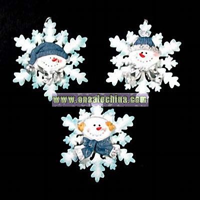 Snowflake Resin Ornament