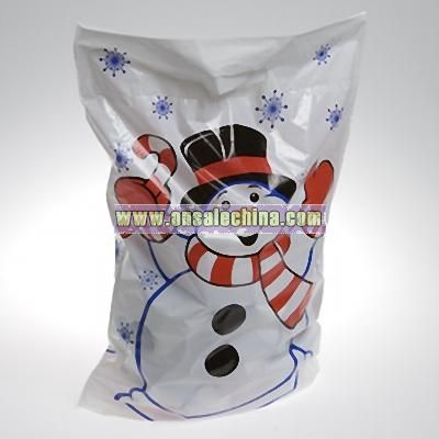 Plastic Snowman Bags