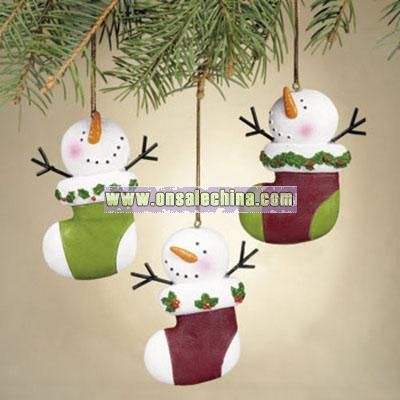 Snowman Stocking Ornaments