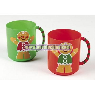 Holiday Gingerbread Man Mugs