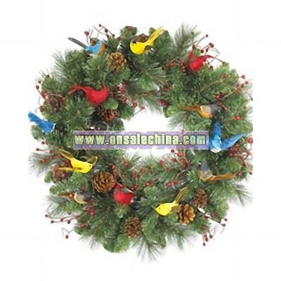 Birds and Berries Wreath and Garland