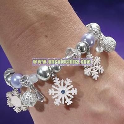 Snowflake Stretch Bracelet