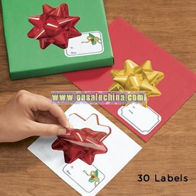 Bow Gift Labels