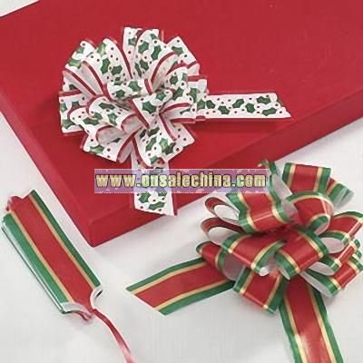 Christmas Pull Bow Assortment set of 6