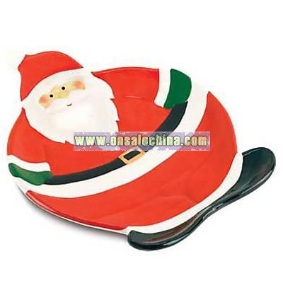 Santa Serving Plate