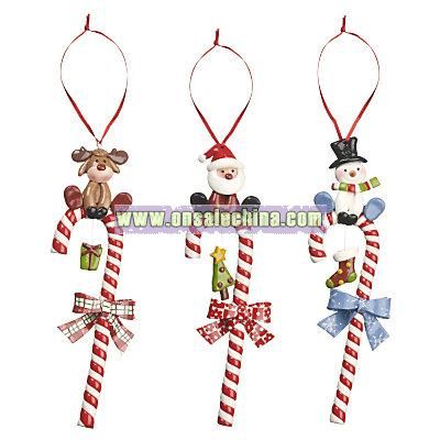 Claydo Candy Cane Christmas Tree Decorations