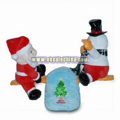 Christmas Day Plush Toy with Music