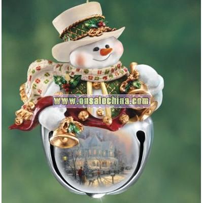 Snow-Bell Holidays Snowman Ornament