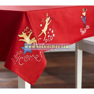 Reindeer Tablecloth