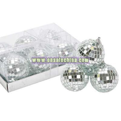 Christmas Mirror Balls - Box of 6