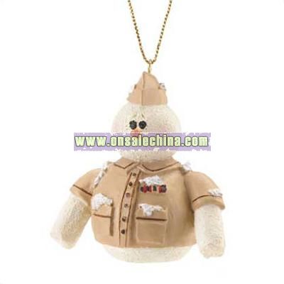 Snowberry Cuties Army Ornament