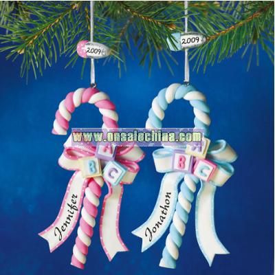 Holiday Baby Personalized Ornaments