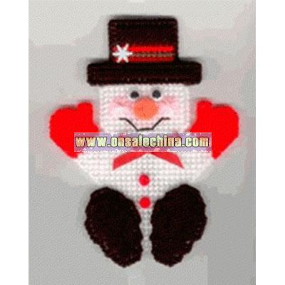 Snowman Christmas Magnet
