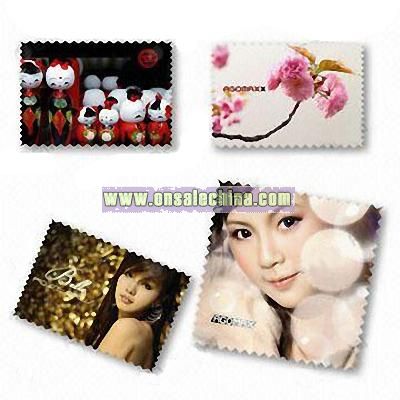 Microfiber Eyeglass Cleaning Clothes with Photo Printing