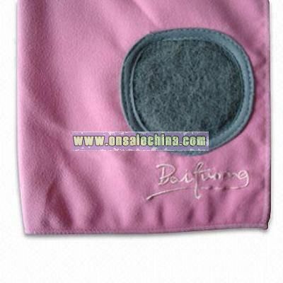 Microfiber Suede Cleaning Towel with Scrubber