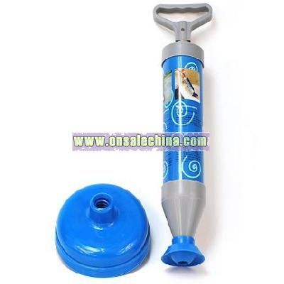 Strong high pressure toilet clear plunger