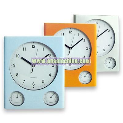 Wall Clock With Temperature And Humidity