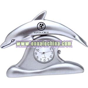 Dolphin with clock