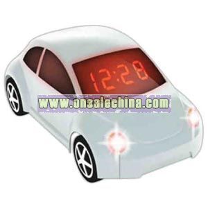 Sensor car shape LED clock