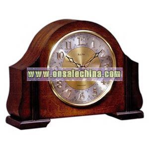 Clock with Solid wood case