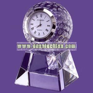 golf ball clock with base
