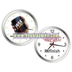 Sleek styling clock