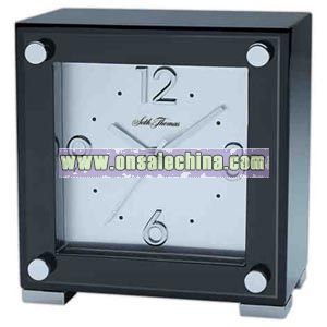 Black piano finish clock