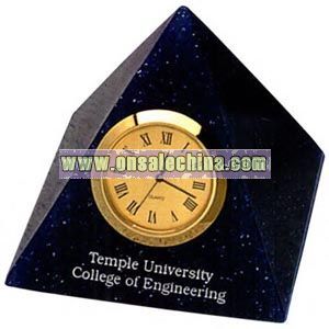 pyramid shape analog clock