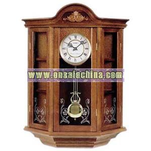 Curio cabinet clock