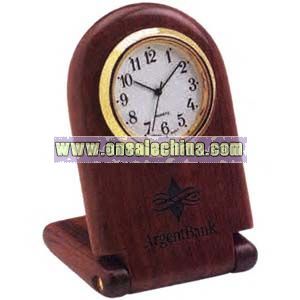 desk wooden clock