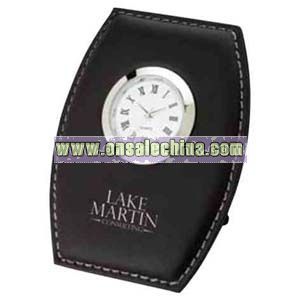Leather Clock