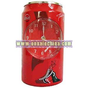 Clock in a Beer Soda Can