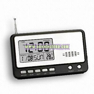 Clock Radio with Auto Scan Function