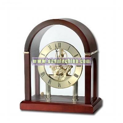 Wooden Crafts Skeleton Clock