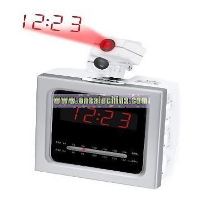 LCD Projection Clock Radio