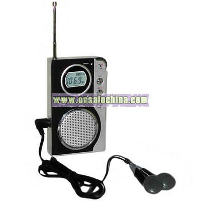 AM/FM digital alarm clock radio