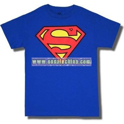 CLASSIC DC COMICS SUPERMAN SHIELD LOGO T-SHIRT