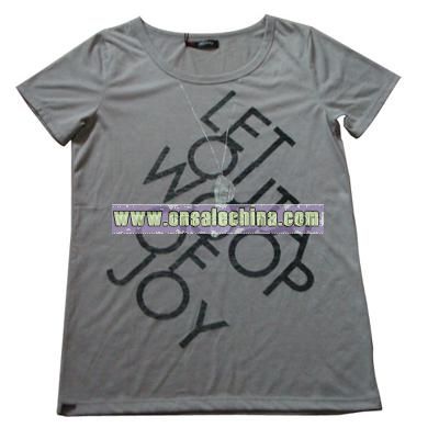 Short Sleeve Print T-Shirt for Wowen