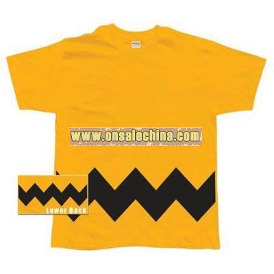 Yellow Zig-Zag Peanuts T-shirt