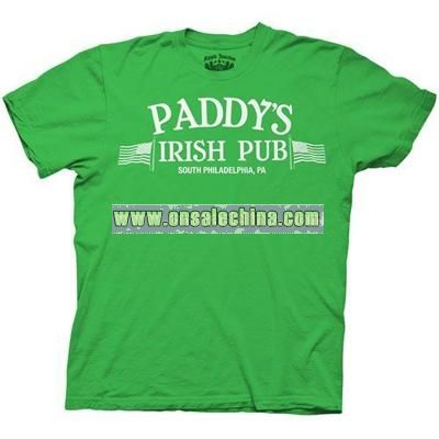 Paddy's Irish Philly Pub Green T-shirt Tee