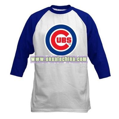 Chicago Cubs Adult 3/4 Sleeve T-Shirt by Majestic